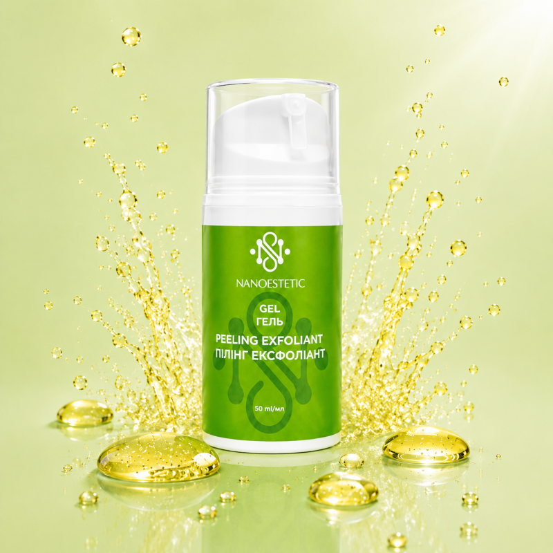 Gelový peeling – exfoliant (pH 3,8) 50 ml NANOESTETIC