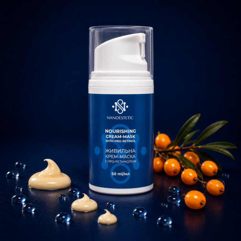 Výživná krémová maska s pro-retinolem 50 ml NANOESTETIC